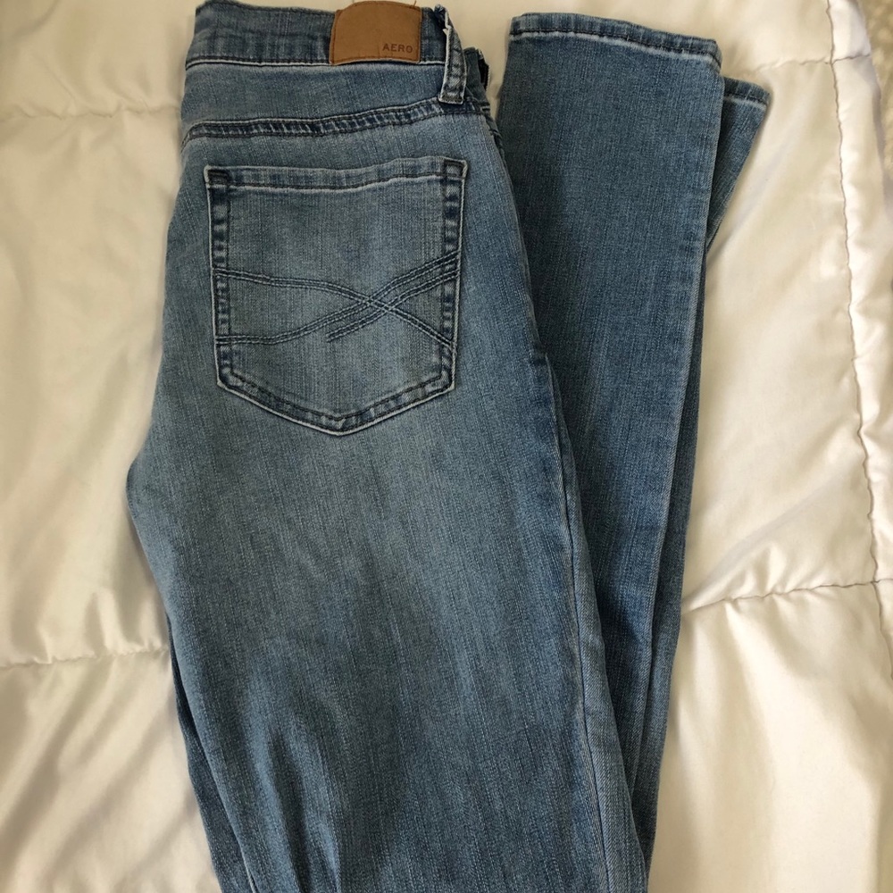 AERO high rise skinny jeans